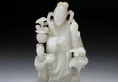 图片[3]-Jade figurine of the immortal Magu, Qing dynasty (1644-1911)-China Archive